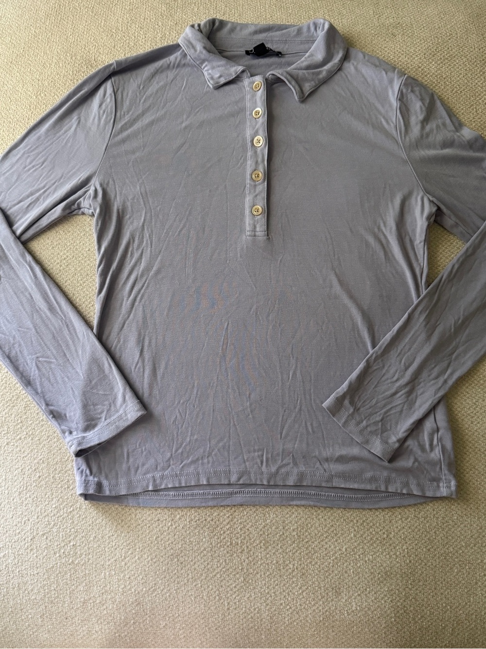 JCrew Light Purple Stretch Pullover Top